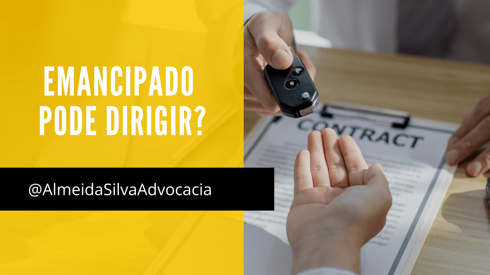 Pessoa emancipada pode ter CNH? Almeida